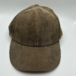 Vintage Y2k Hot Topic Corduroy Classic Hat  Strapback Hipster NEW Deadstock